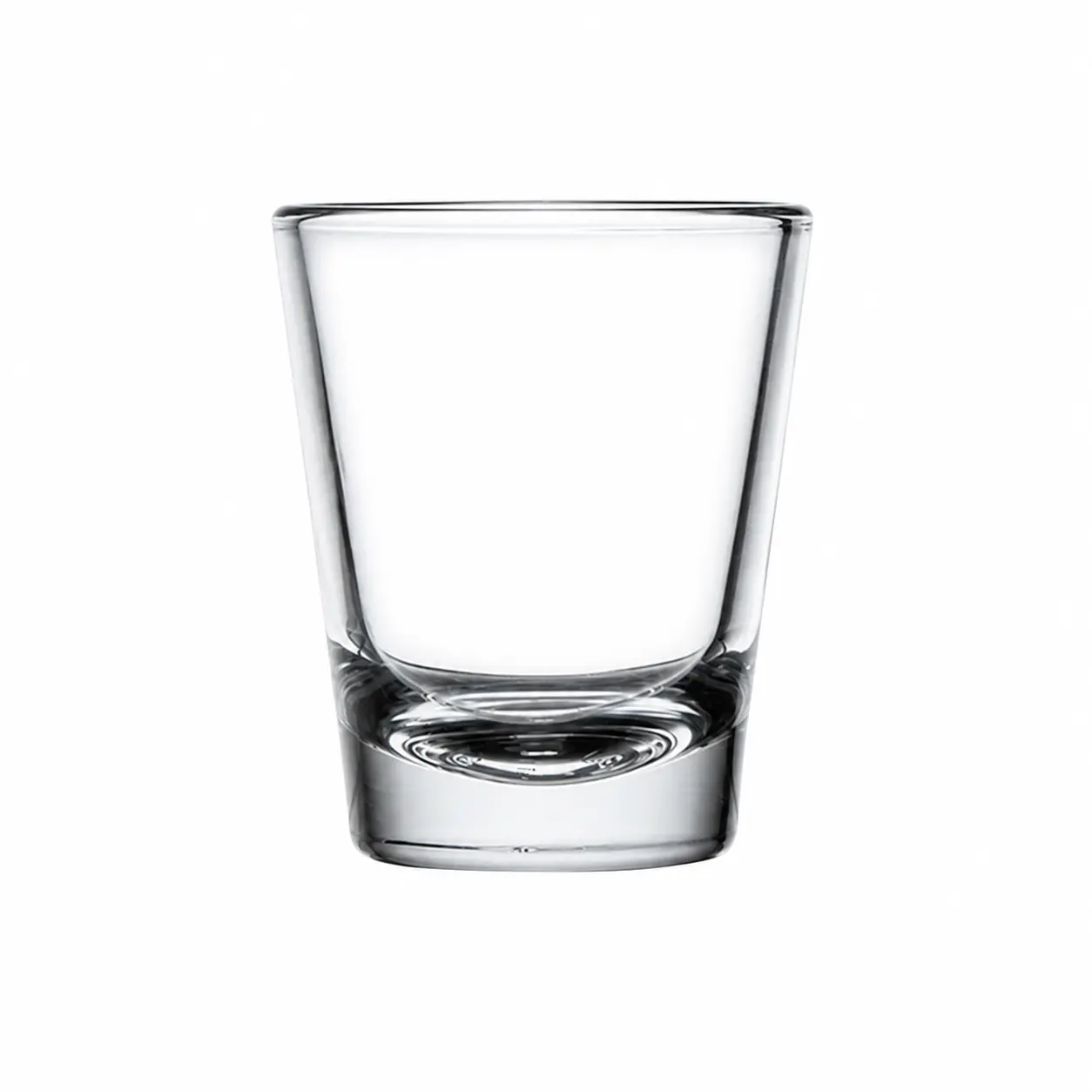 1.5 oz clear glass shot glass for spirits and cocktails