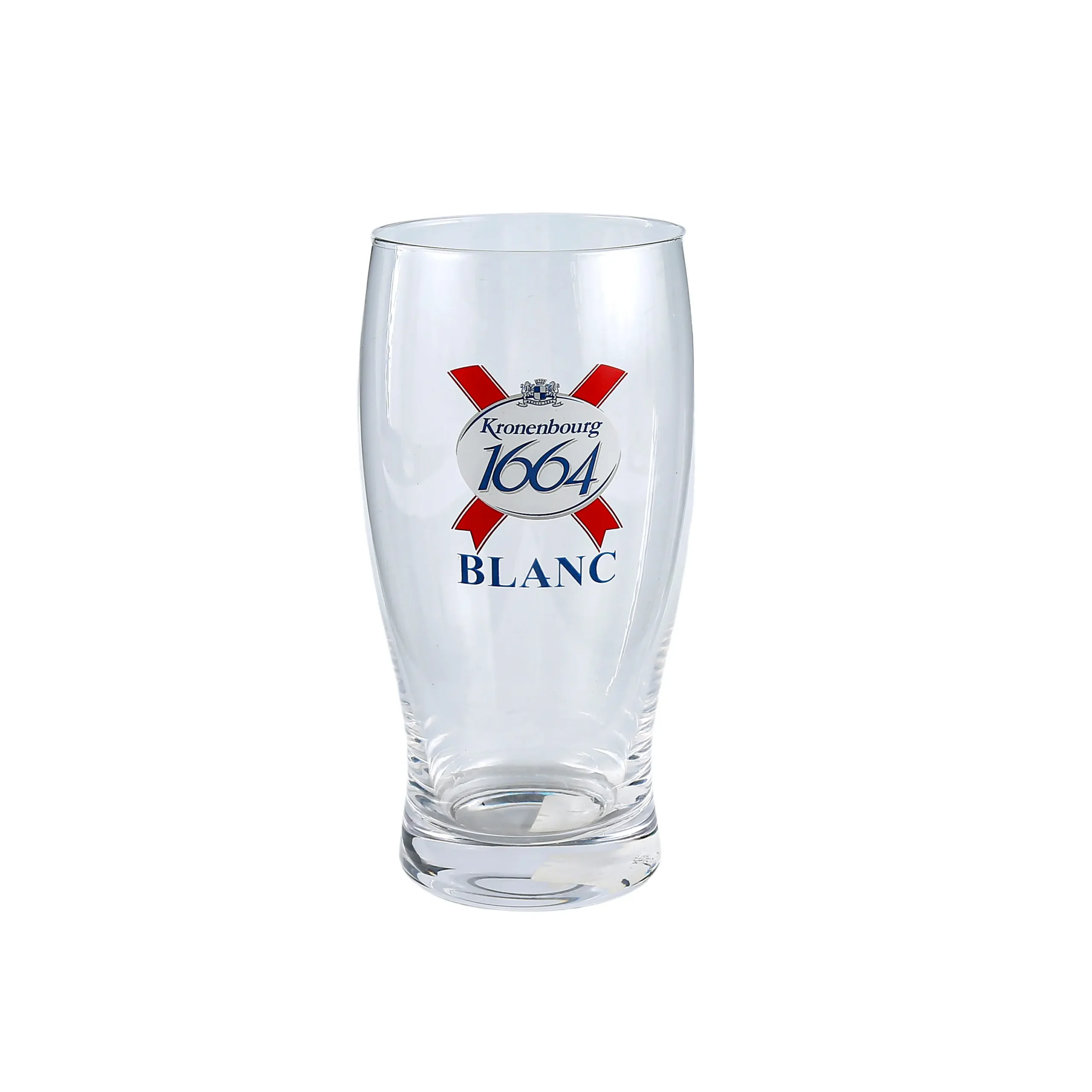 custom 16 oz pilsner glass with printed logo