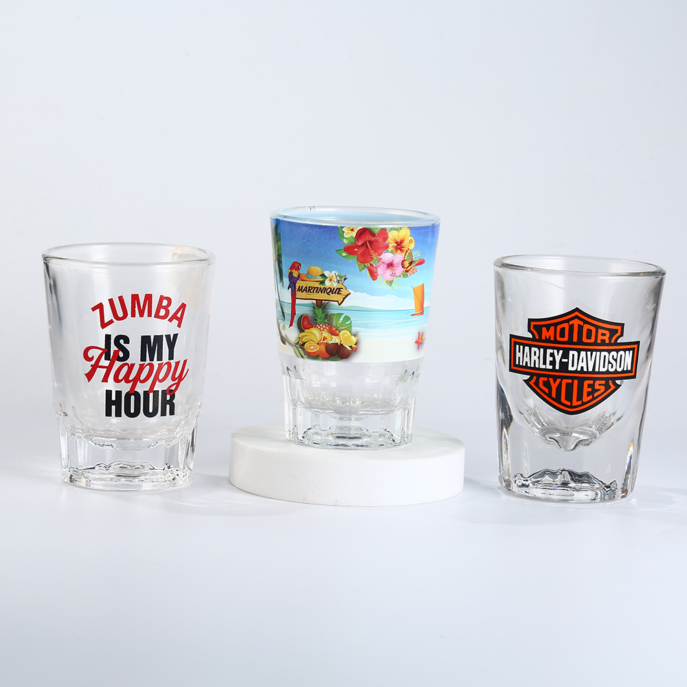 Highly Customizable Glass Shot Glasses
