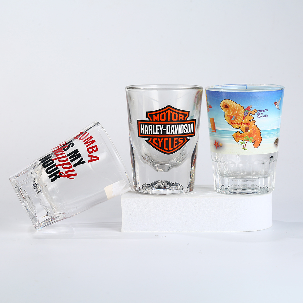 Highly Customizable Glass Shot Glasses