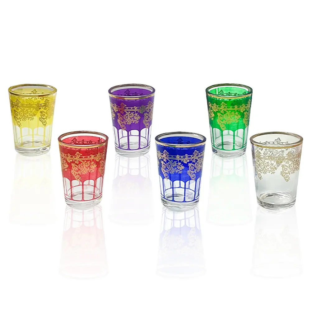 Custom Gilded Moroccan Shot Glass