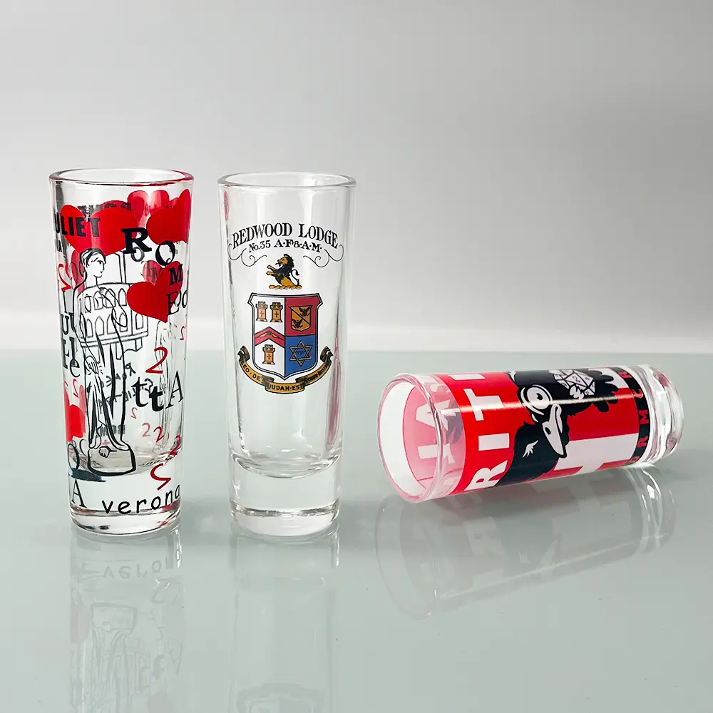Custom Printed Tall Shooter Glasses
