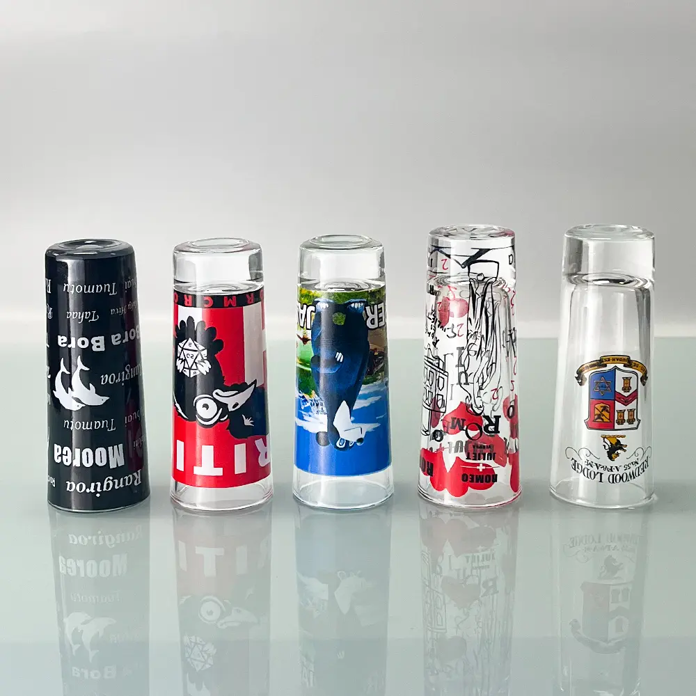 Custom Printed Tall Shooter Glasses