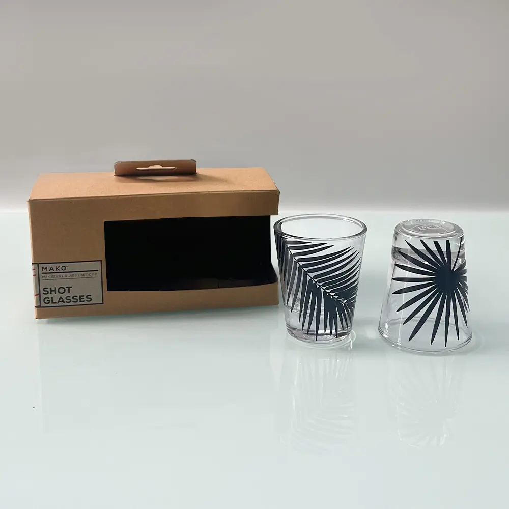 Stylish shot glasses for tequila parties