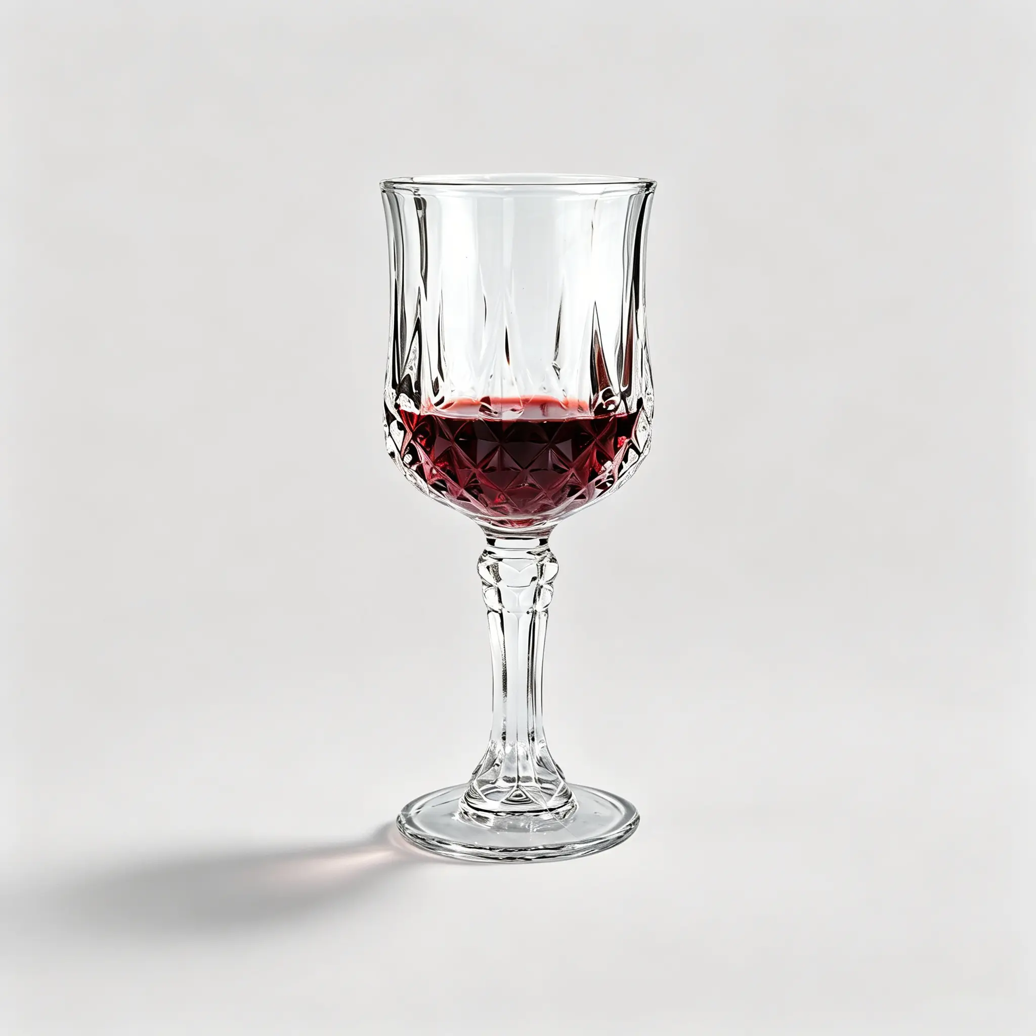 Premium crystal wine glasses with elegant stemware design