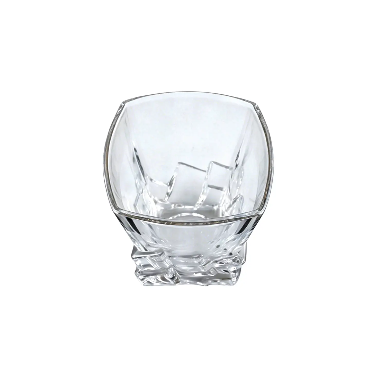 Elegant glass spirit cups suitable for whiskey and bourbon gifts.