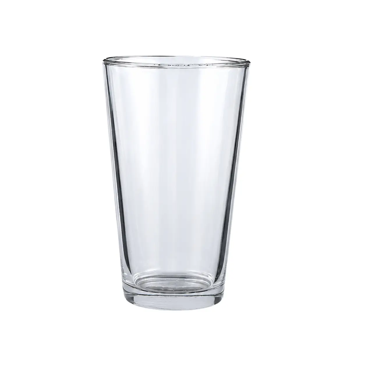 Custom shaker beer glass with logo printing
