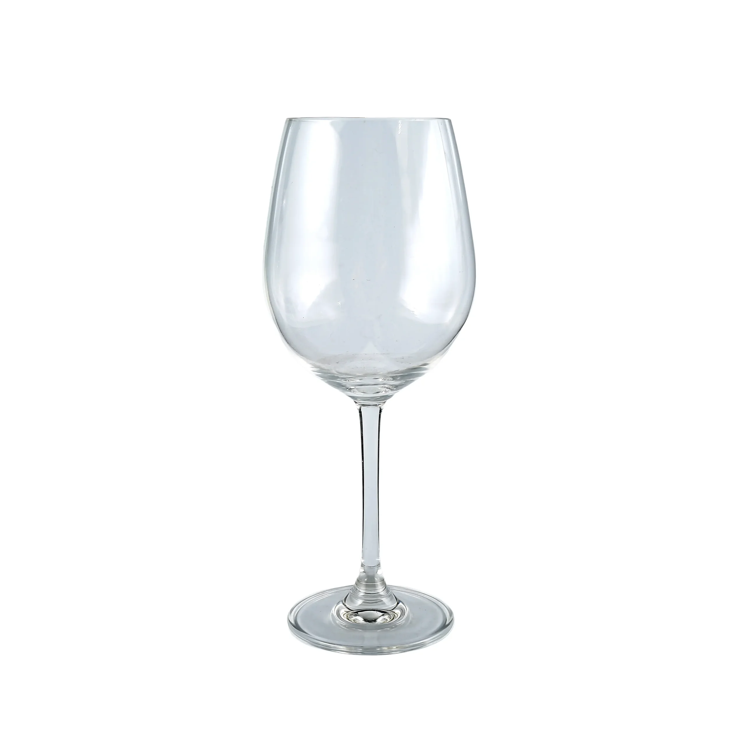 stemmed-red-wine-glass-clear-crystal Clear crystal red wine glass with elegant stem design
