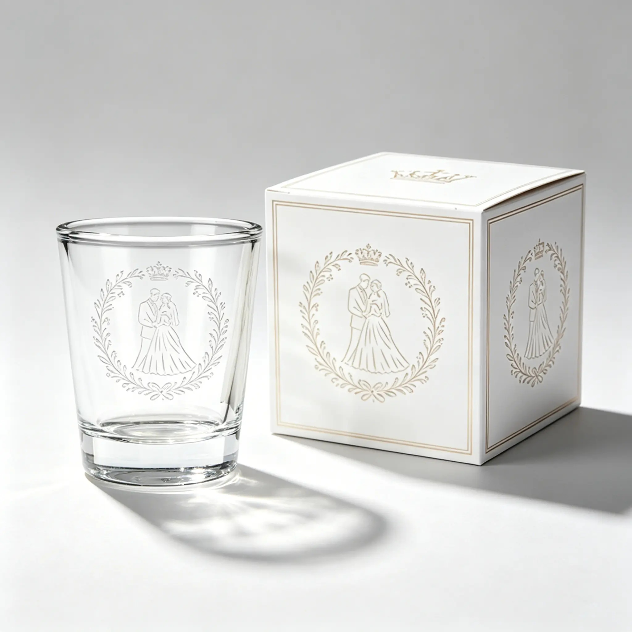 Custom shot glasses for weddings parties and special events