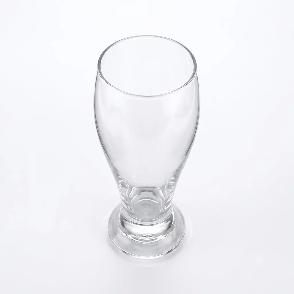 weizen-beer-glass-top-view-745ml Top view of 745ml weizen beer glass