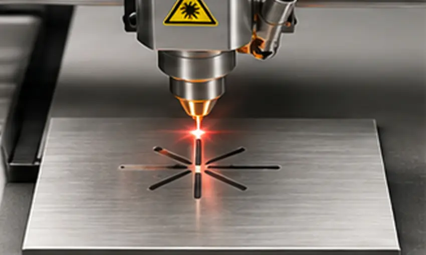 Precision laser engraving process on custom glass surface